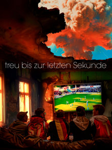 politischer Poster von Czeslaw Gorski - fußballfans treu bis zur letzten sekunde